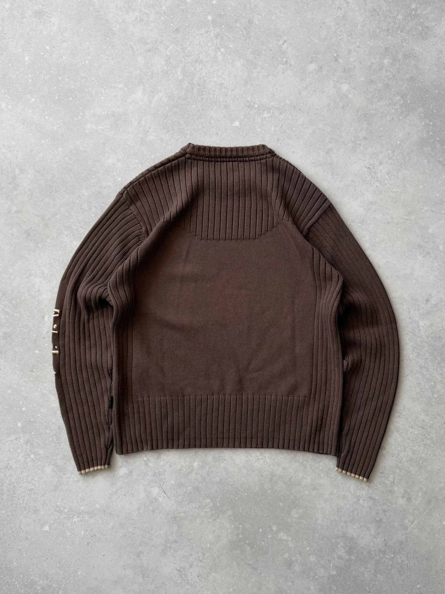 Vintage Quiksilver Cable Knit Jumper (M)
