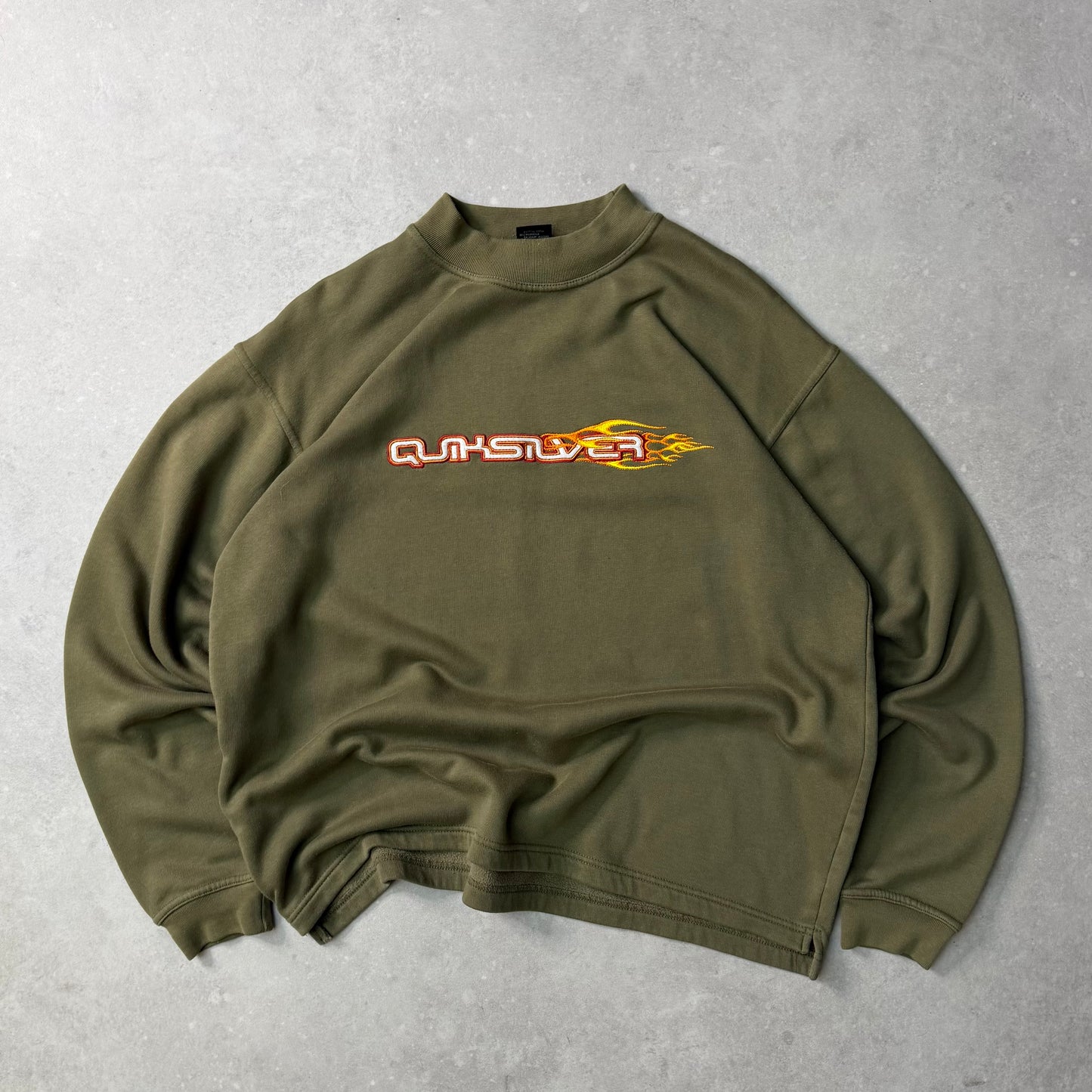 00’s Quiksilver Flame Sweatshirt (L)