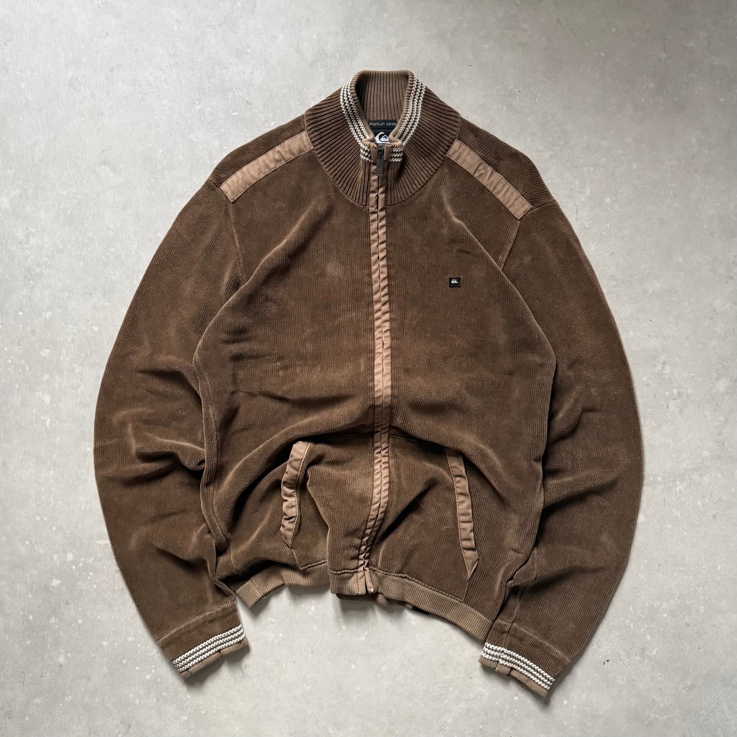 00's Quiksilver Corduroy Knit Jumper (L)