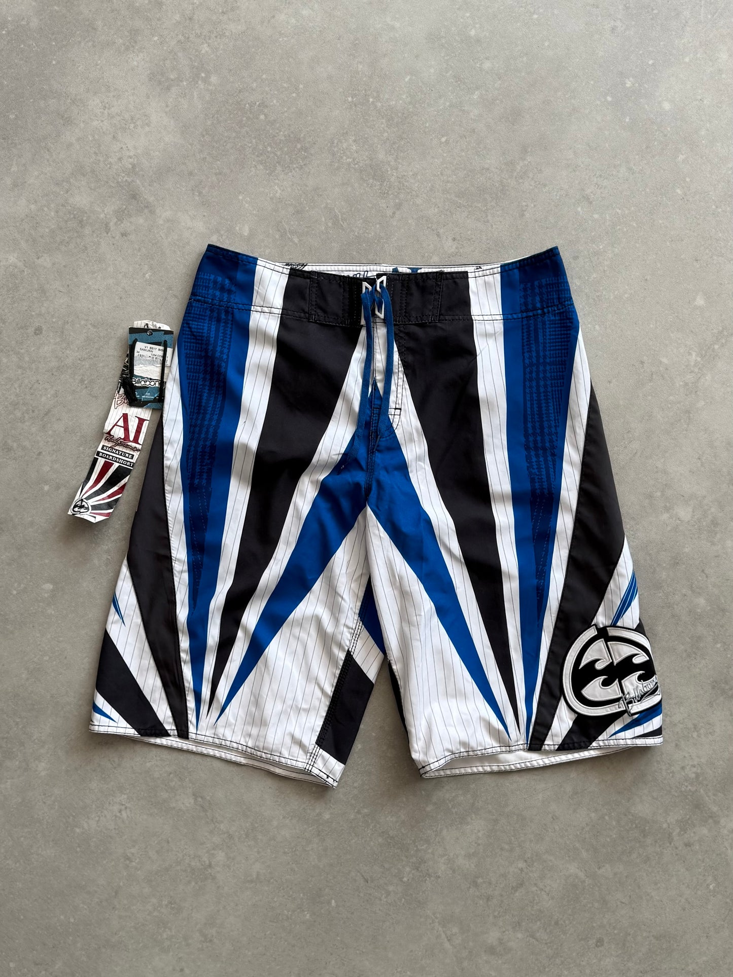 Vintage BNWT Billabong Andy Irons Samurai Boardshorts (34)