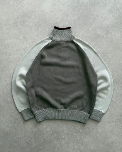 Vintage Quiksilver 1/4 Zip Knit Jumper (S)