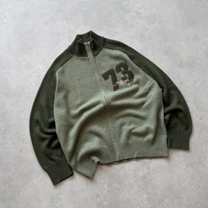 Vintage Billabong Full Zip Knit Jumper (XL)