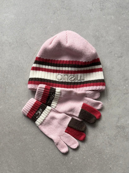 Vintage Women’s O’Neill Beanie / Gloves Set