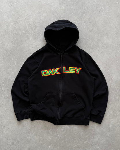 Vintage Oakley Zip Up Hoodie (XS)