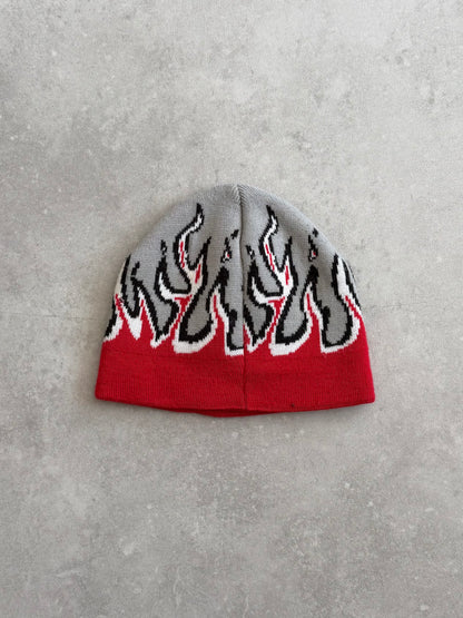 Vintage Quiksilver Flame Beanie