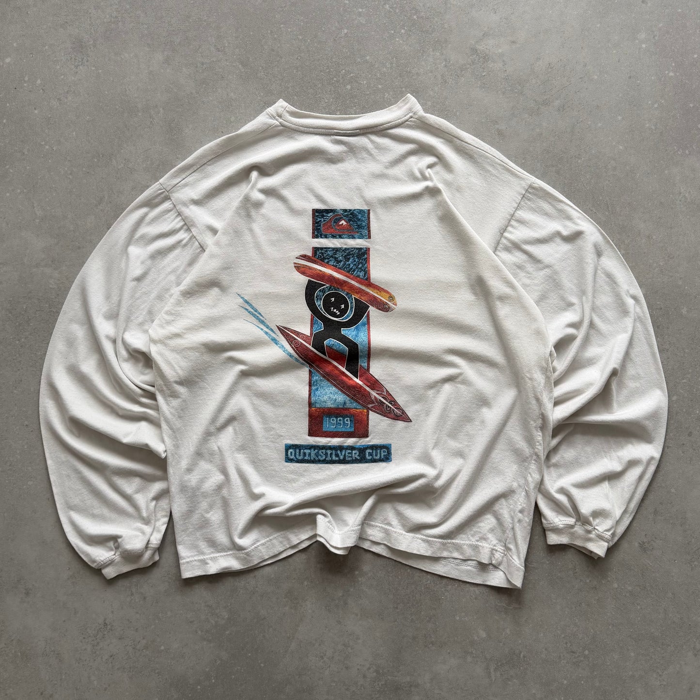 90's Quiksilver Long Sleeve T-Shirt (M)