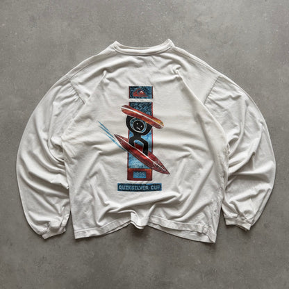 90's Quiksilver Long Sleeve T-Shirt (M)