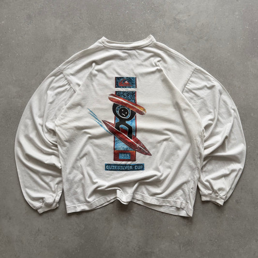 90's Quiksilver Long Sleeve T-Shirt (M)