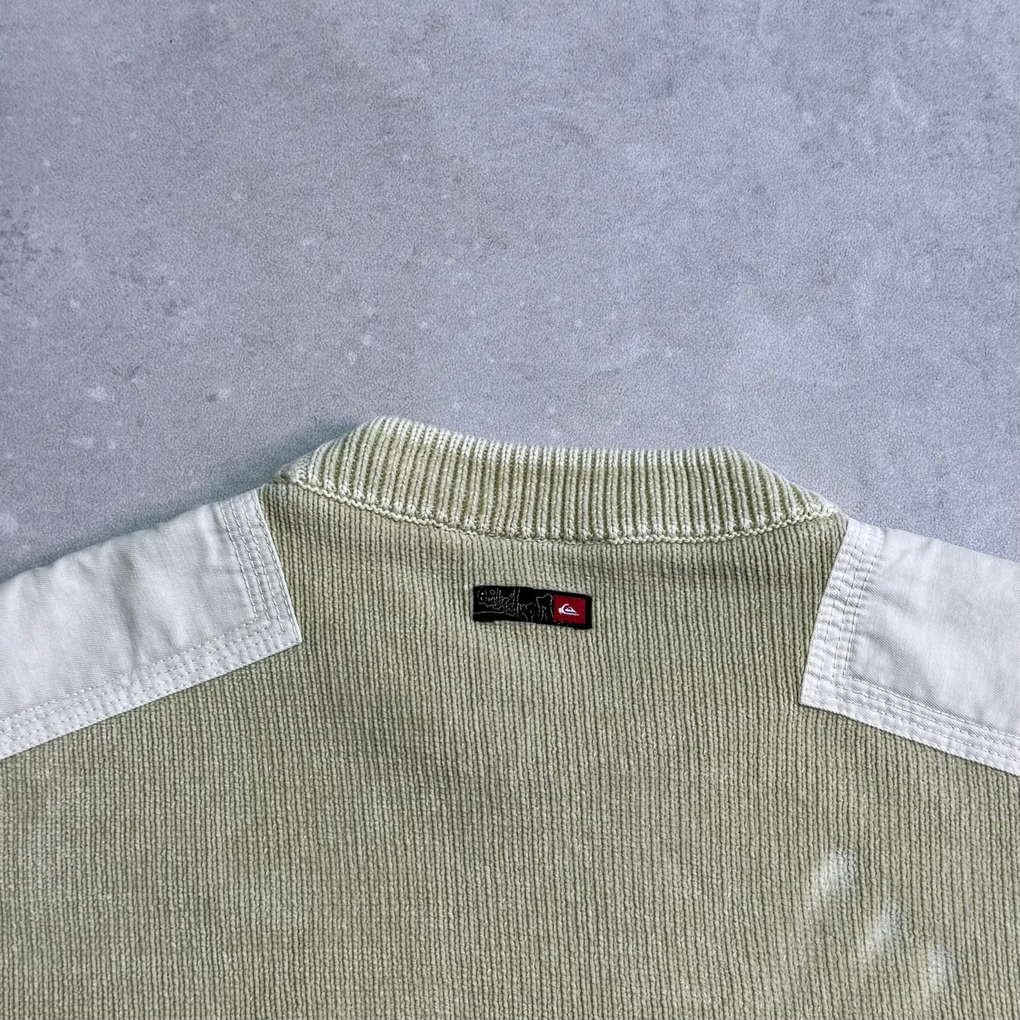 00’s Quiksilver Corduroy Knit Jumper (L)
