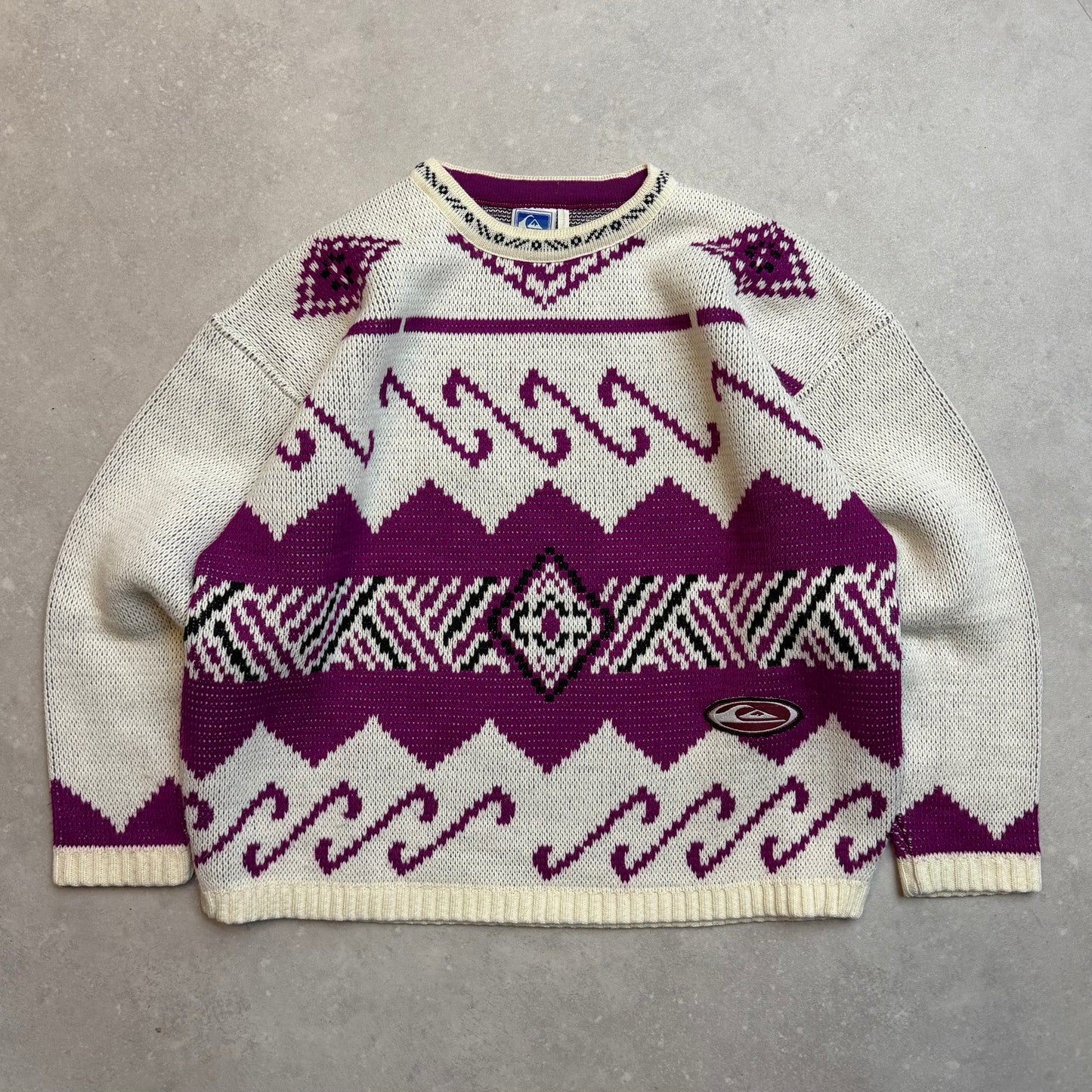 Late 80’s Quiksilver Knit Jumper (L)