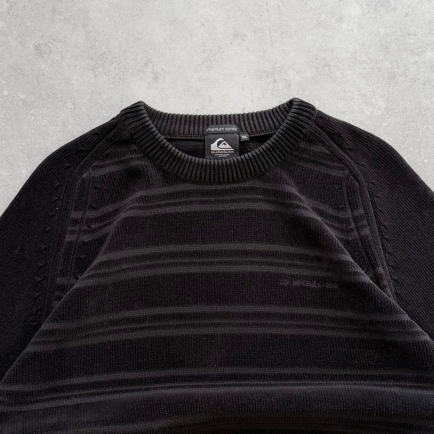 00’s Quiksilver Corduroy Knit Jumper (XL)