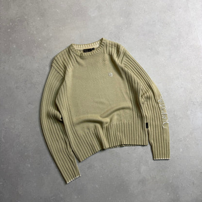00's Quiksilver Cable Knit Jumper (S)
