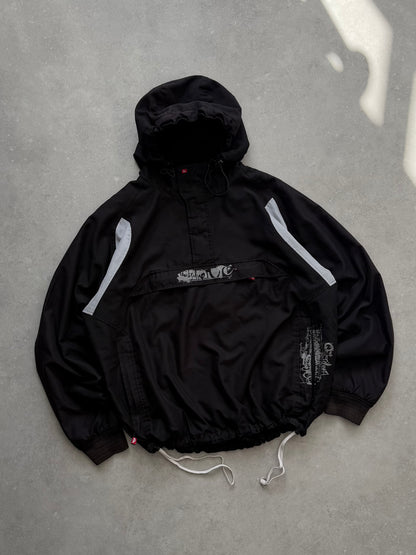 Vintage Quiksilver Fleece Lined Windbreaker (XL)