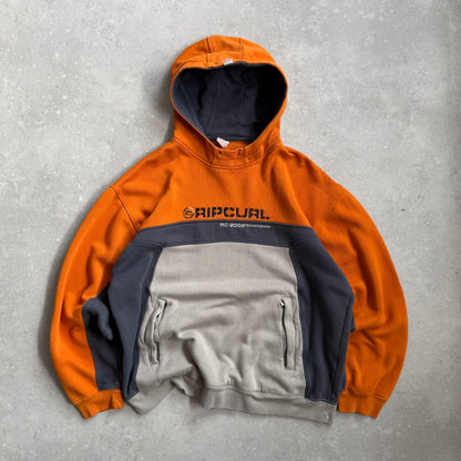 00's Rip Curl Tri Tone Hoodie (L)