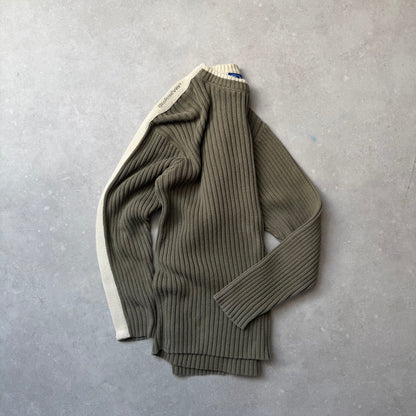 00's Quiksilver Cable Knit Jumper (M)