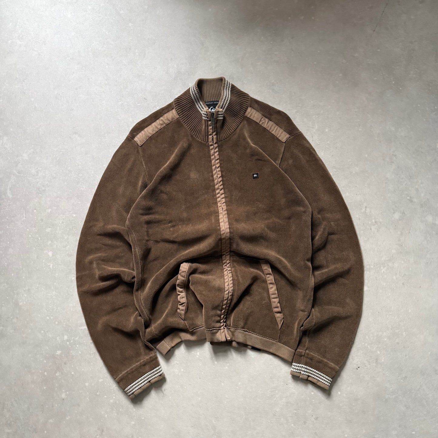 00's Quiksilver Corduroy Knit Jumper (L)