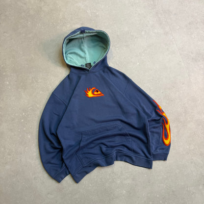 00’s Quiksilver Flame Hoodie (M)