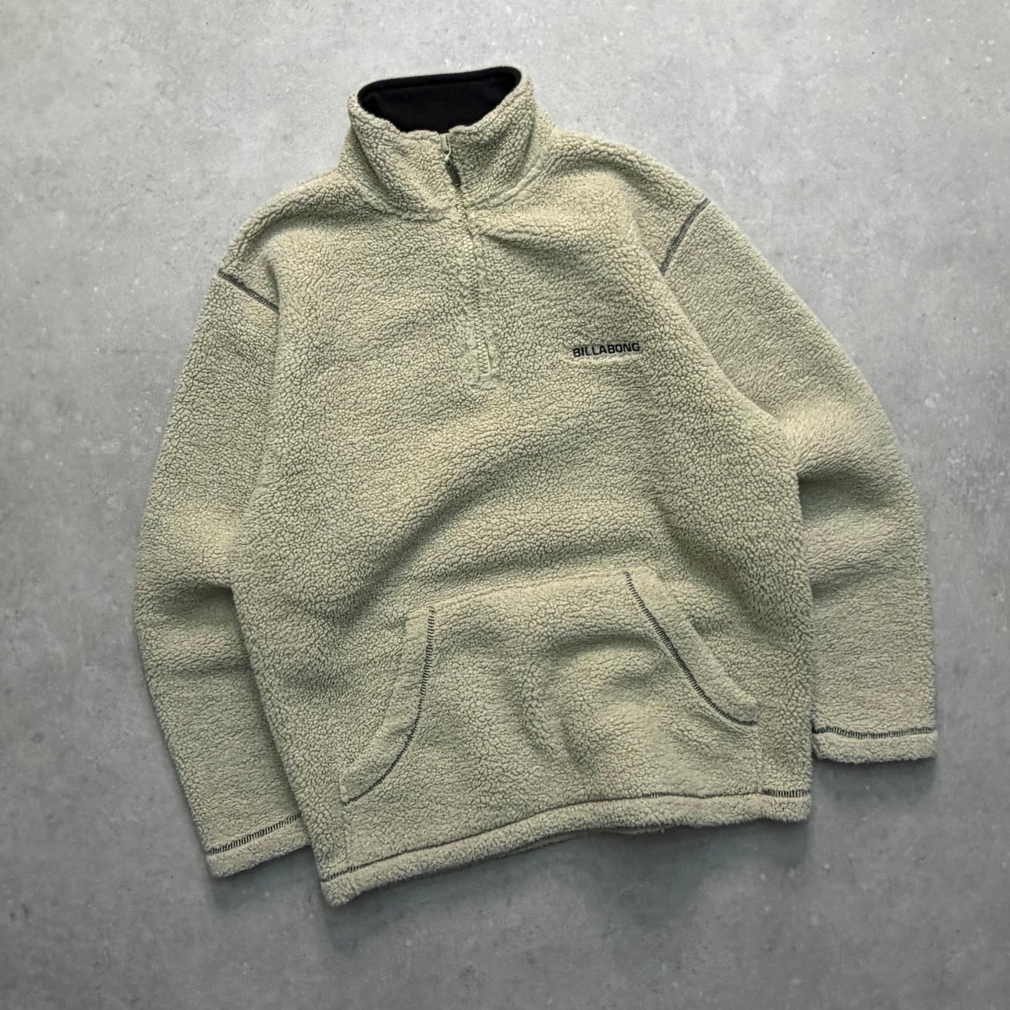 00’s Billabong 1/4 Zip Fleece (M)