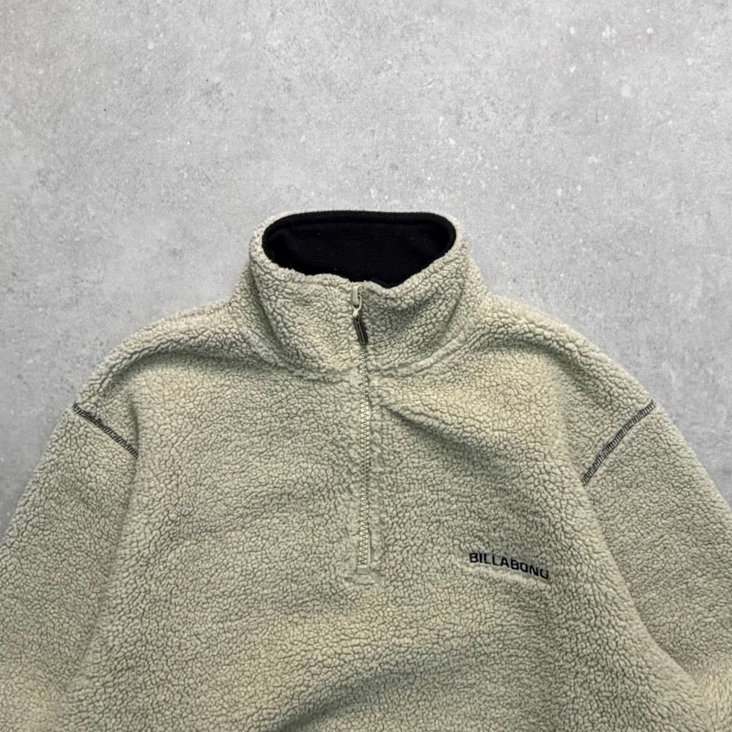 00’s Billabong 1/4 Zip Fleece (M)
