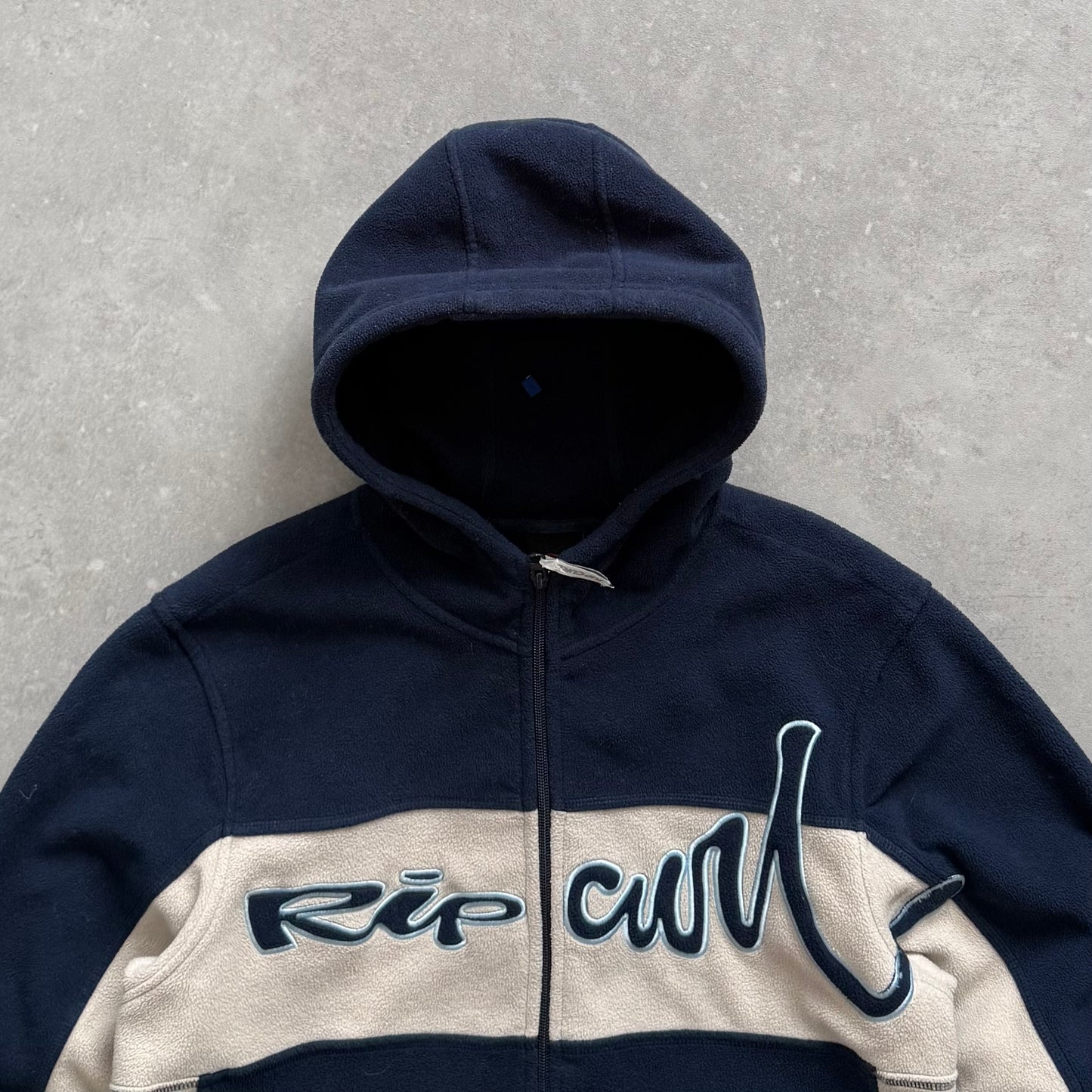 Vintage Rip Curl Fleece Zip-up Hoodie (L)