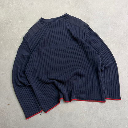 00’s Quiksilver Cable Knit Jumper (M)
