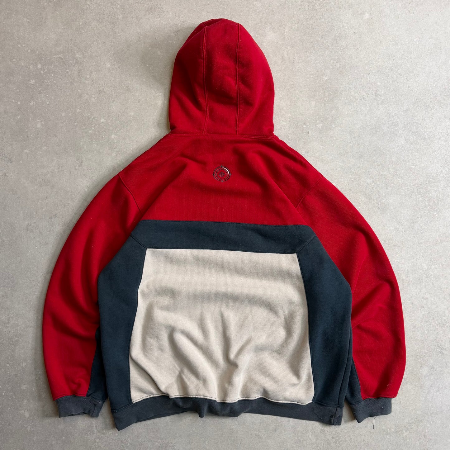 00's Rip Curl Tri-Tone Hoodie (L)
