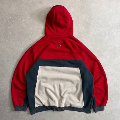 00's Rip Curl Tri-Tone Hoodie (L)