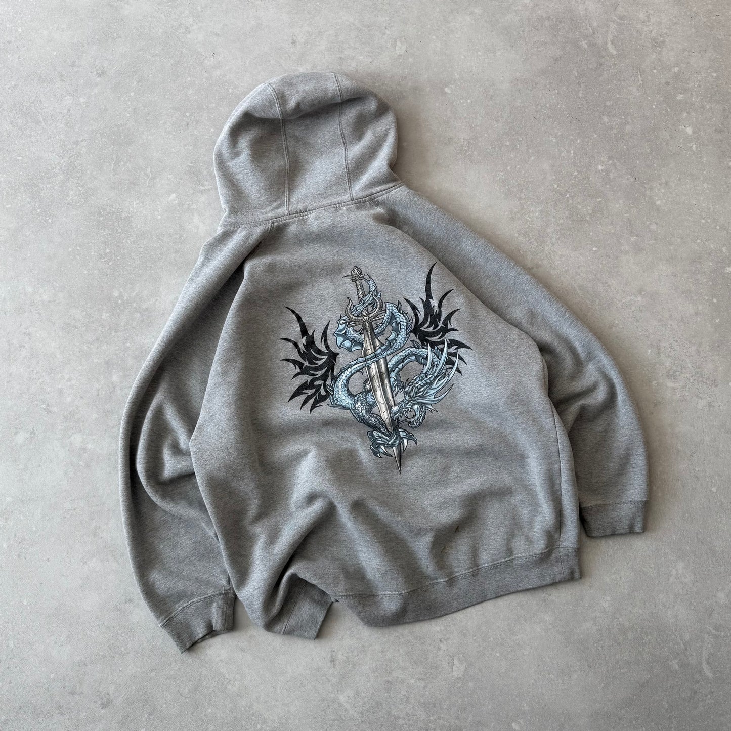 90’s Top Heavy Dragon Hoodie (L)
