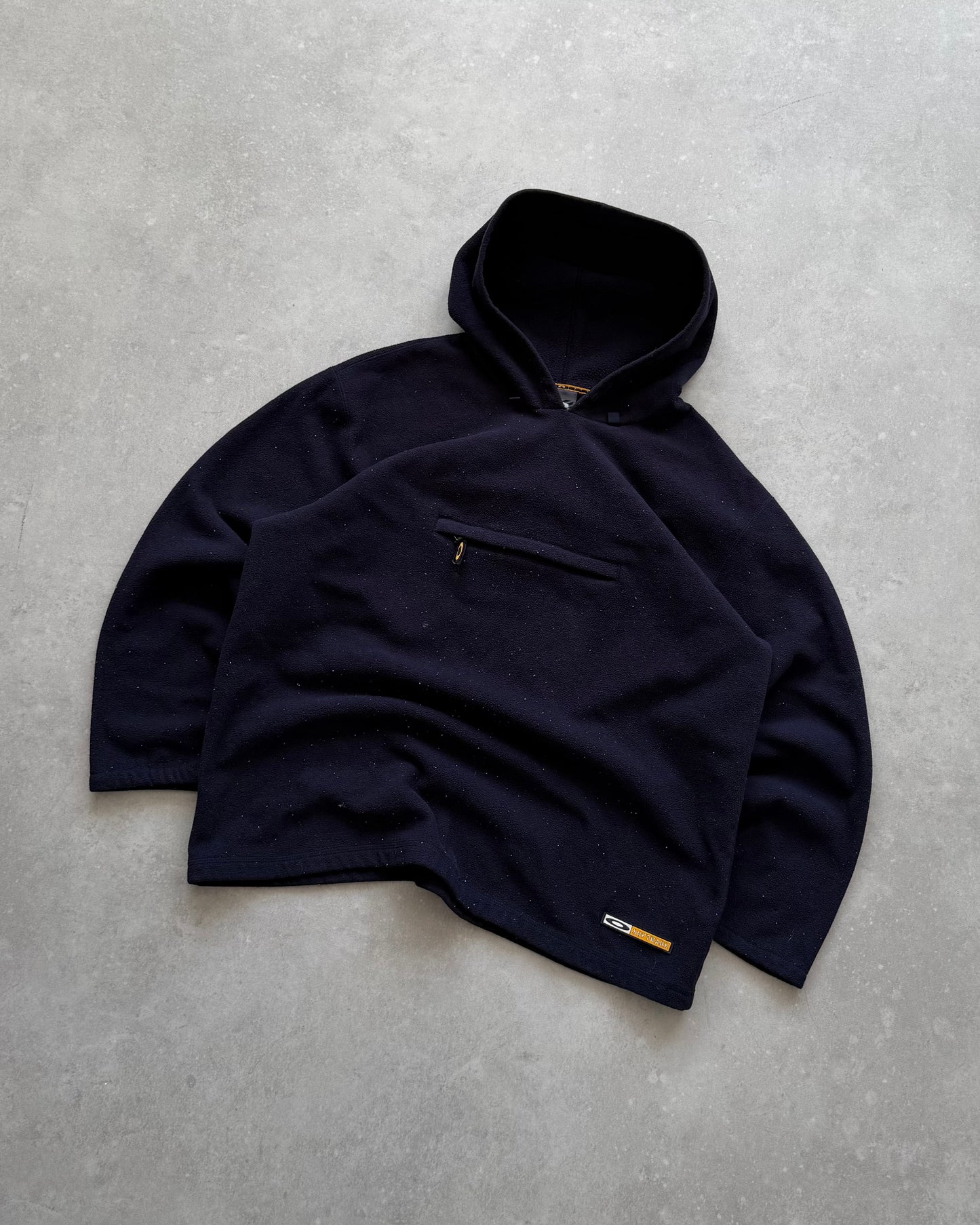 Vintage Oakley 1/4 Zip Fleece Hoodie (L)