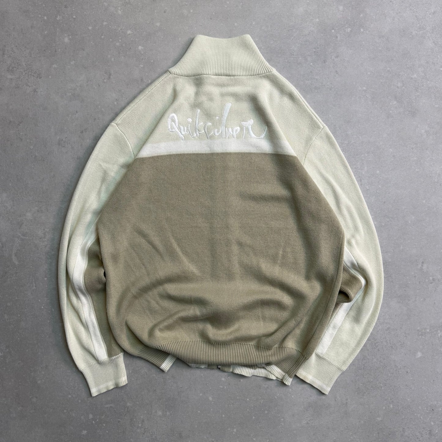 00’s Quiksilver Full Zip Knit Jumper (L)
