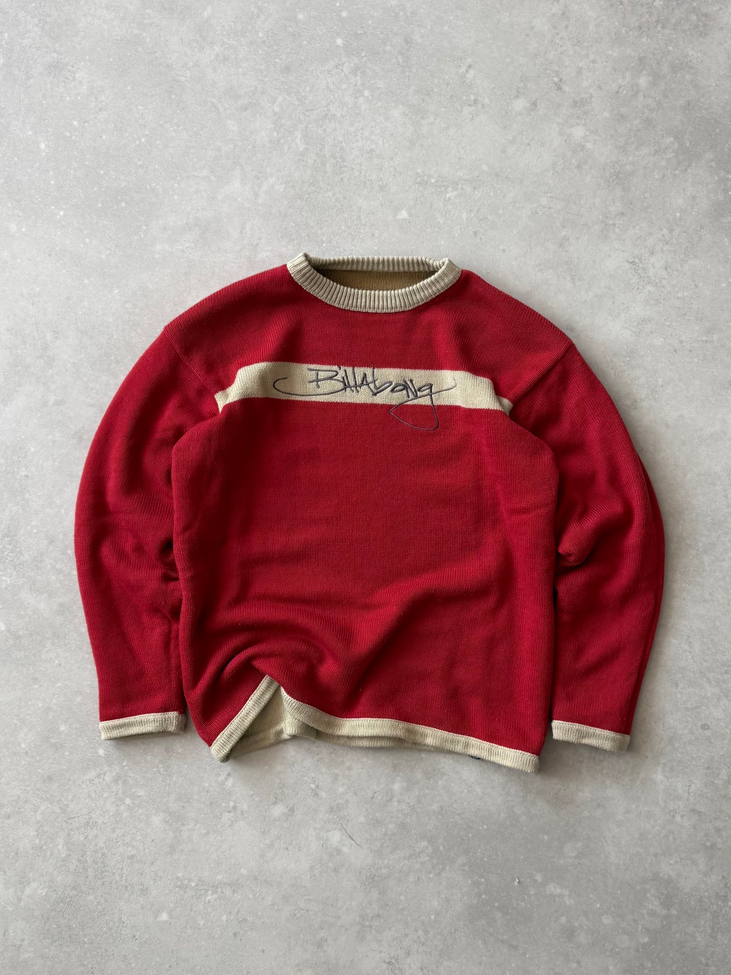 Vintage Billabong Reversible Knit Jumper (L)