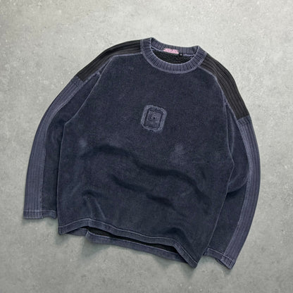 00’s Quiksilver Corduroy Knit Jumper (M)