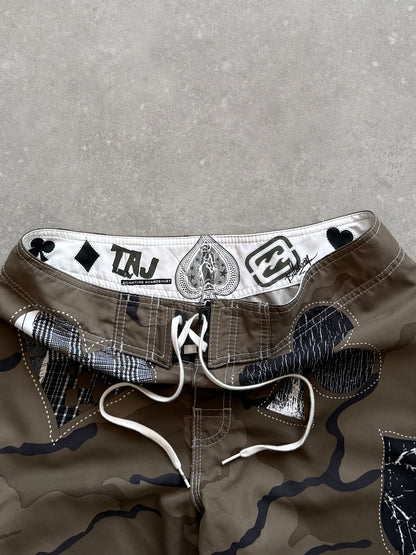 Vintage Billabong Taj Burrow Royal Flush Boardshorts (32)