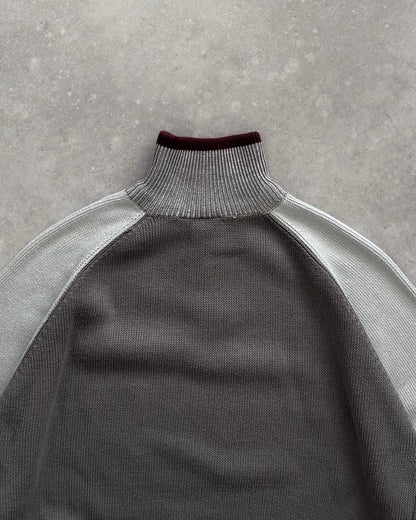 Vintage Quiksilver 1/4 Zip Knit Jumper (S)