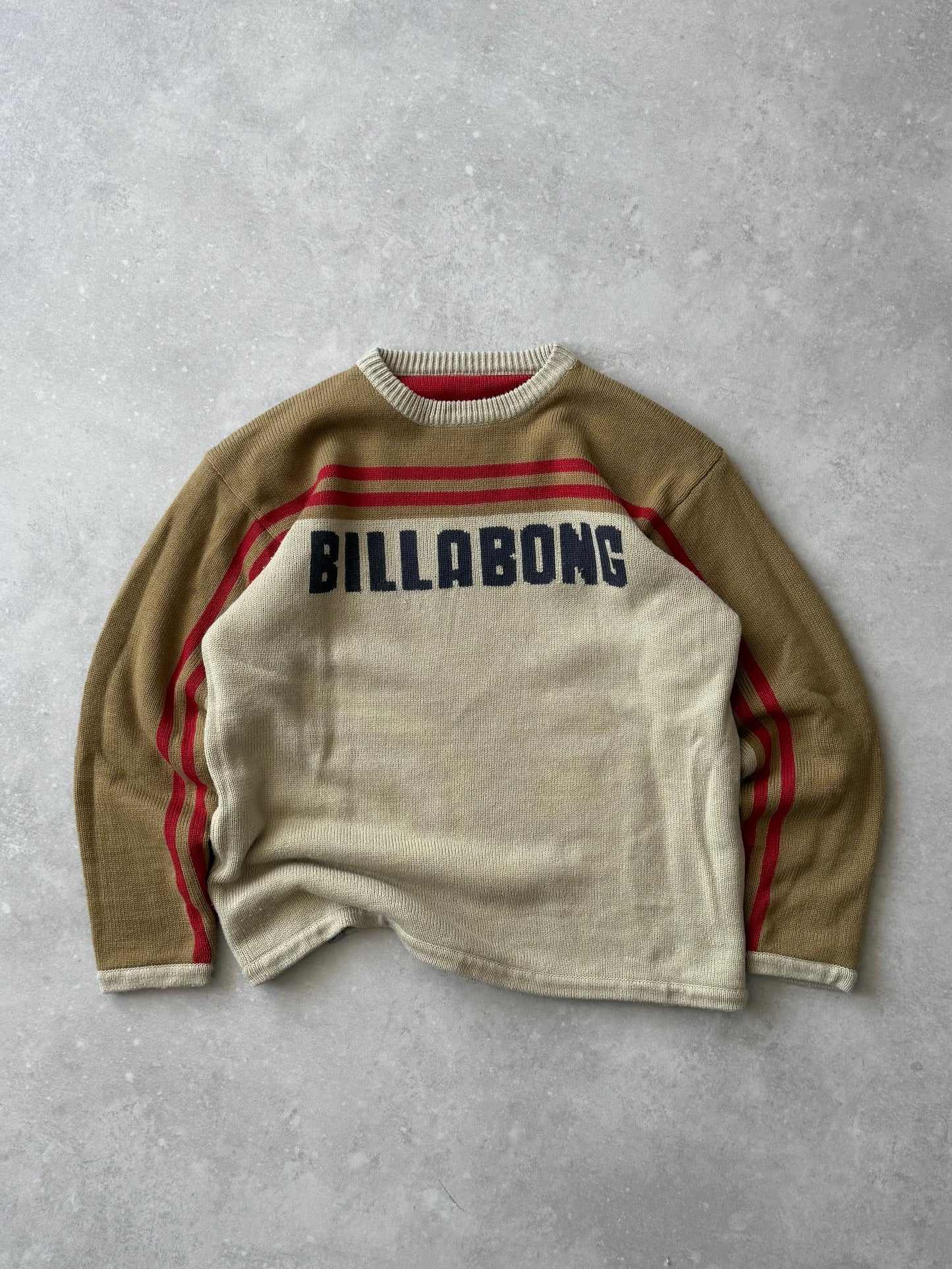 Vintage Billabong Reversible Knit Jumper (L)