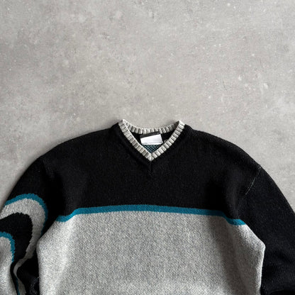 Vintage O'Neill V-Neck Knit Jumper (S)