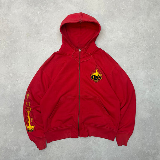 00’s Quiksilver Flame Hoodie (XL)