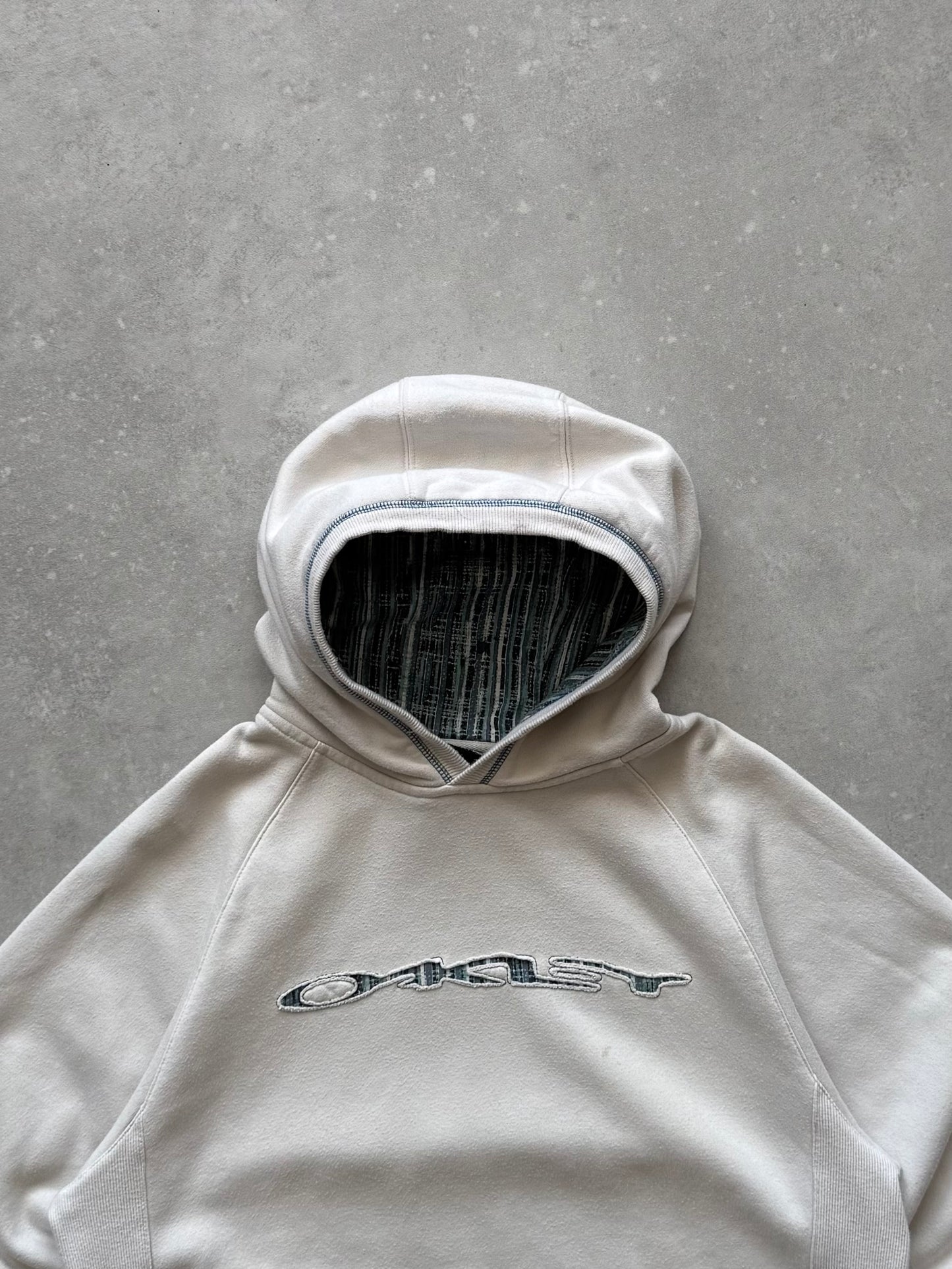 Vintage Oakley Plaid Hoodie (XL)