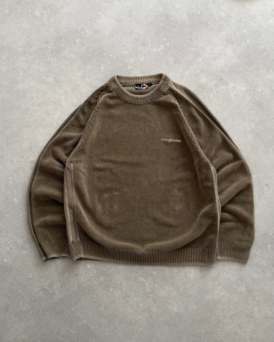 Vintage Quiksilver Corduroy Knit Jumper (L)