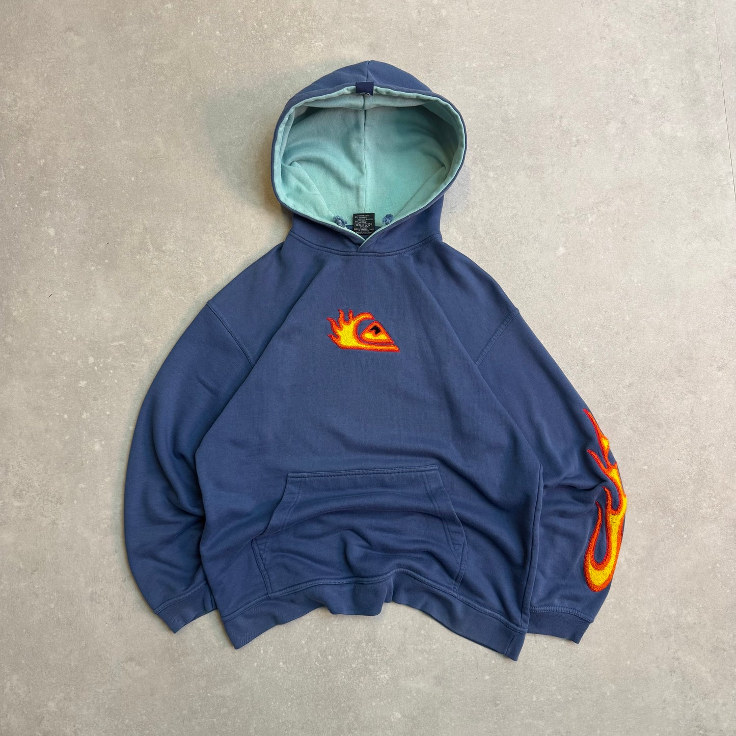 00’s Quiksilver Flame Hoodie (M)