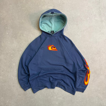 00’s Quiksilver Flame Hoodie (M)