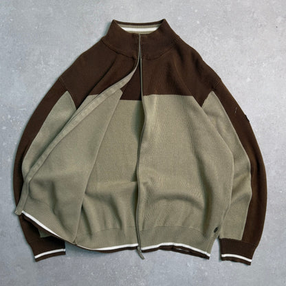 00’s Quiksilver Zip Up Knit Jumper (L)