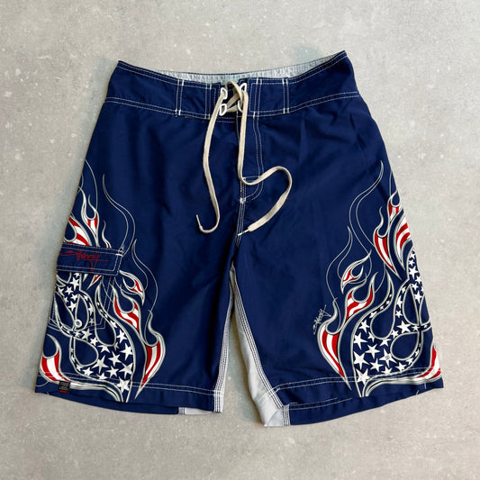 00’s Billabong Flame Board Shorts