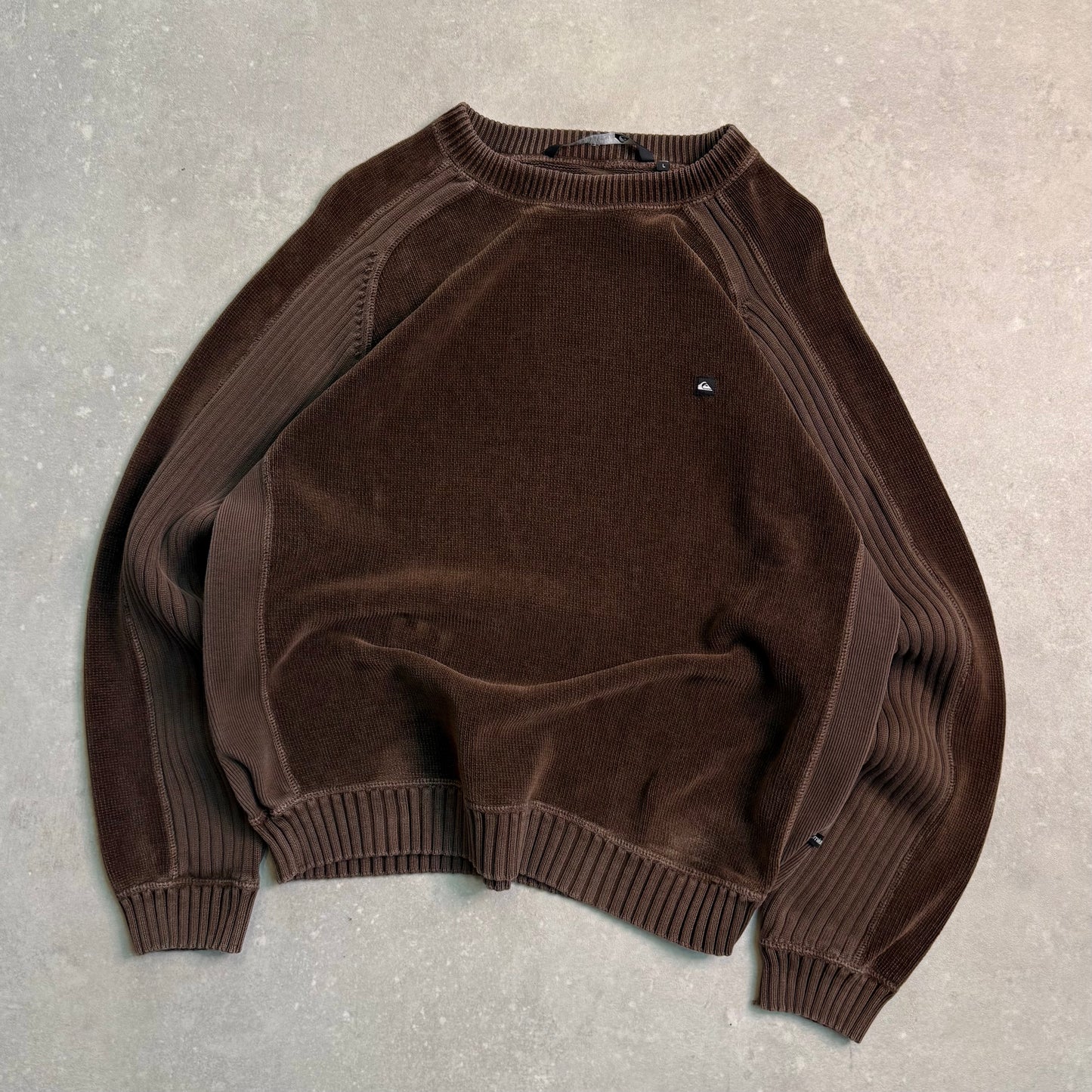 00’s Quiksilver Corduroy Knit Jumper (L)