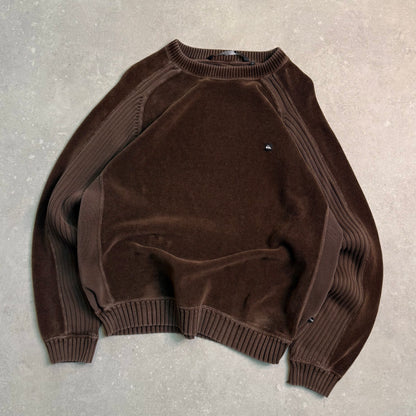00’s Quiksilver Corduroy Knit Jumper (L)