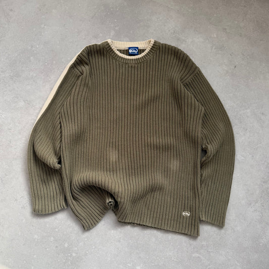00’s Quiksilver Cable Knit Jumper (M)