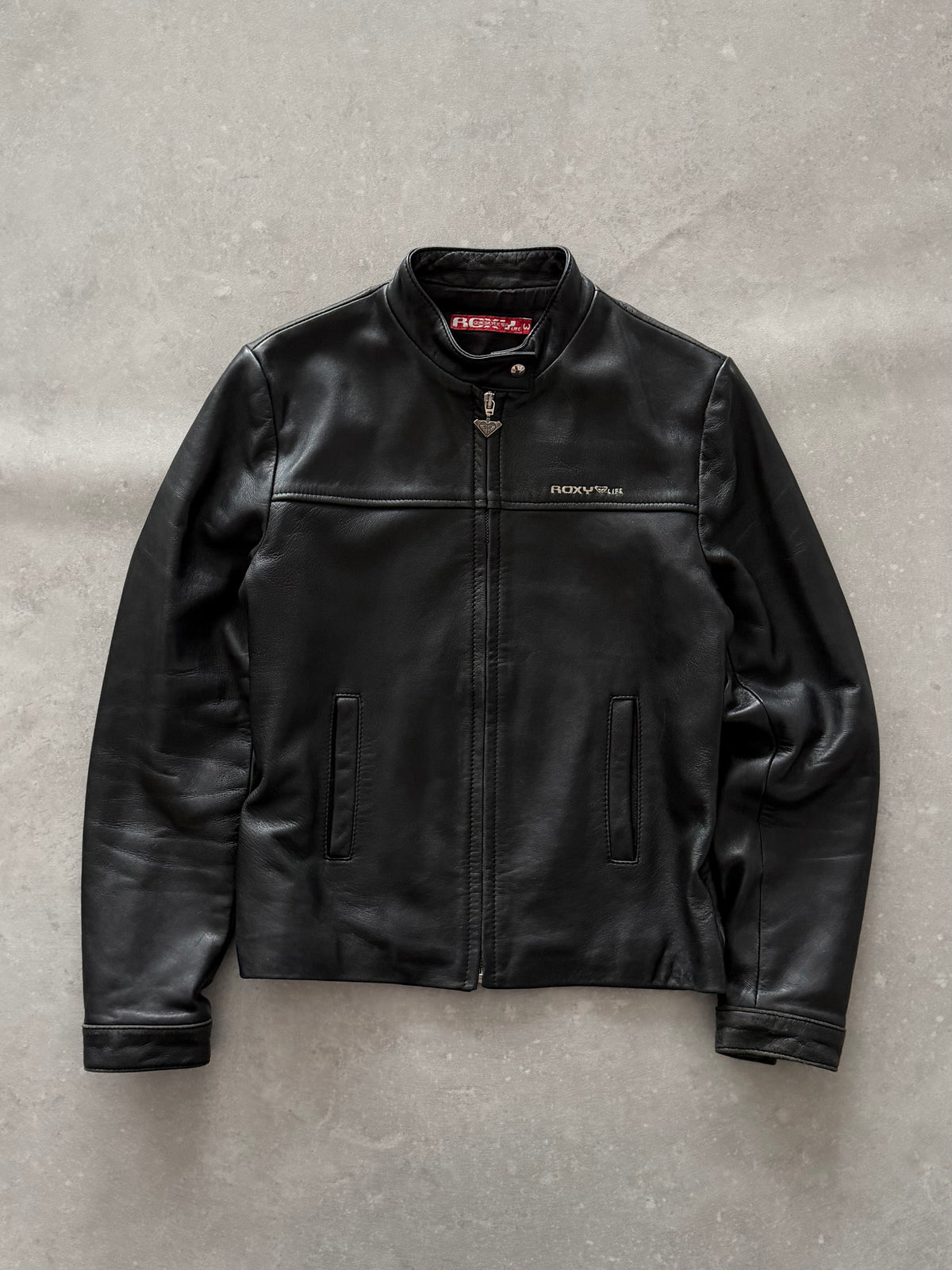 Vintage Roxy Leather Jacket (S)