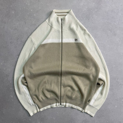 00’s Quiksilver Full Zip Knit Jumper (L)