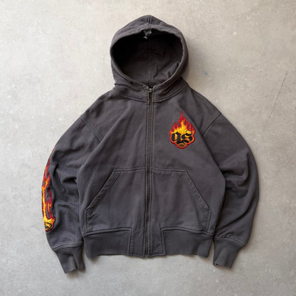 00's Quiksilver Flame Hoodie (XS)