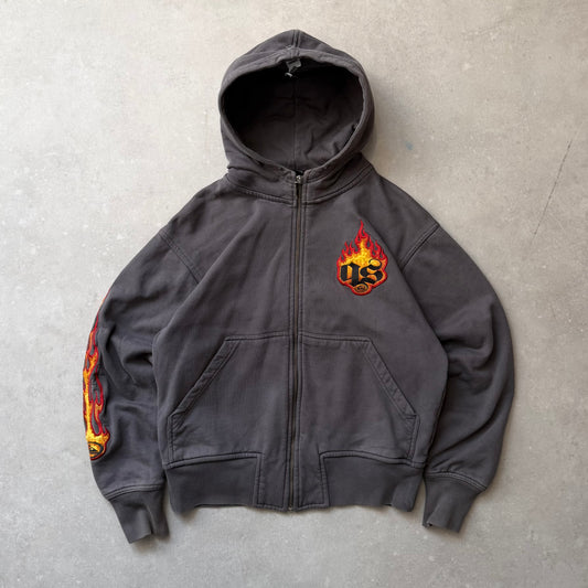 00's Quiksilver Flame Hoodie (XS)